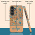Custom Name Botanical Oriental Flowers Galaxy Case